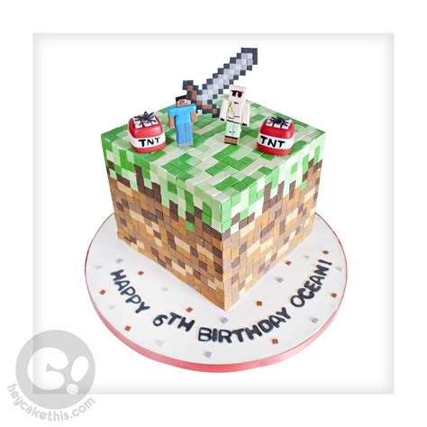 Minecraft dirt block cake | Pies art, Cake, Takeout container