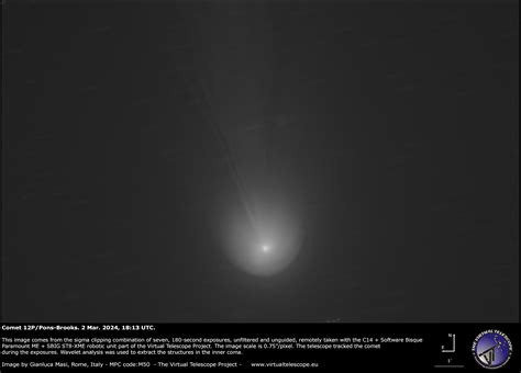 Comet 12P/Pons-Brooks: a careful look at its inner structures - 2 Mar ...