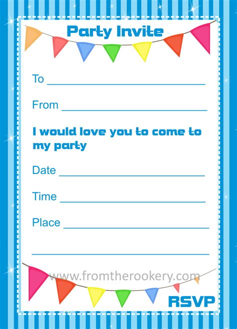 Culturavagabonda: Birthday Invitation Printable Cards Free