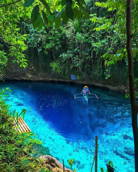 This is the Hinatuan Enchanted River in Surigao del Sur. Wondering why ...