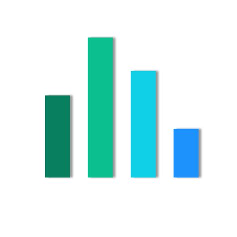 4 Bar Chart Animated GIF | Presentation & Web-Ready | Shop Animations