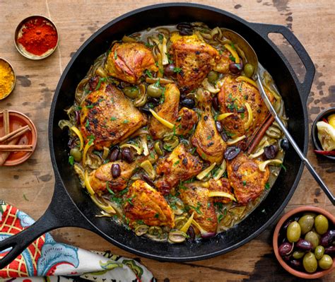 Moroccan Chicken Tagine with Preserved Lemon and Olives – Eliyahu Mintz