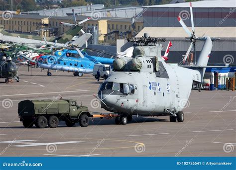 Mil Mi-26 Helicopter Pictured in Lyubertsy. Editorial Photo - Image of aircraft, russian: 102726541