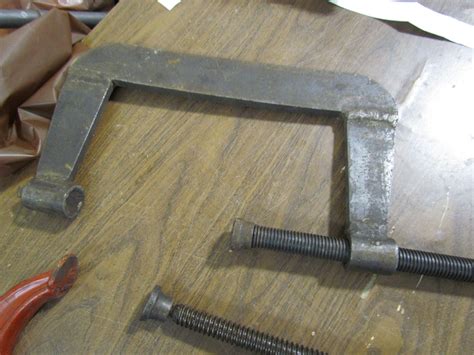 2 LARGE C-CLAMPS (12" OPENING) - Schmalz Auctions