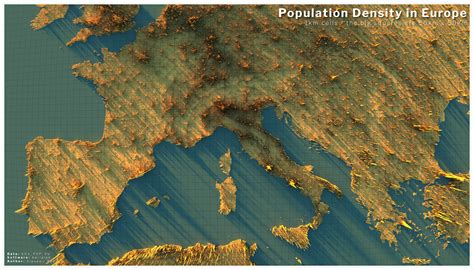Stats, Maps n Pix: Population density in Europe