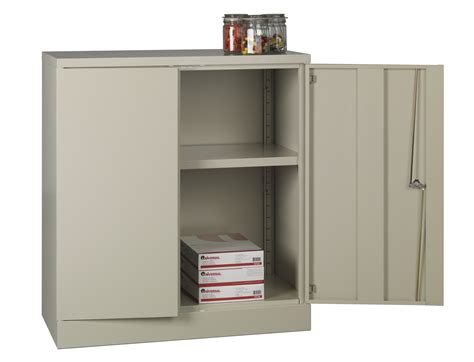 OfficeStar 42" High Metal Storage Cabinet - WorkSmart
