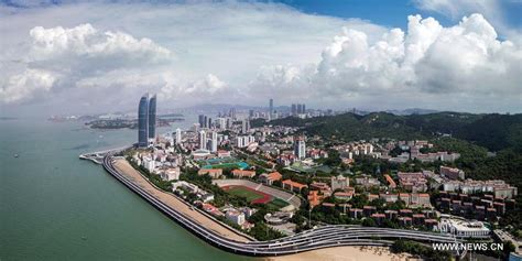 Aerial panoramic view of China's coastal city Xiamen (5) - People's Daily Online