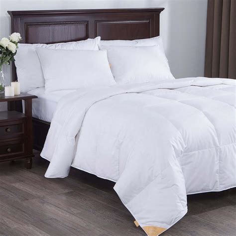 Puredown Lightweight White Goose Down Comforter King in White-PD-16039 ...