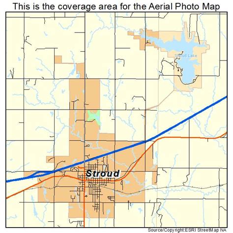 Aerial Photography Map of Stroud, OK Oklahoma