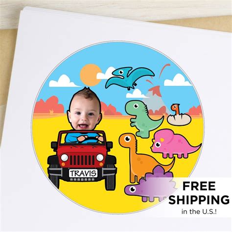 Custom Photo Stickers: Personalized Baby Toddler Kids Children - Etsy