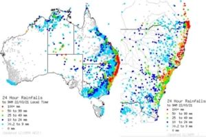 map of current flooding in australia