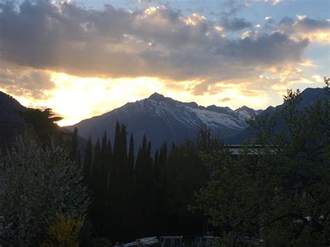 Sunset off hotel balcony in Merano, Italy | Smithsonian Photo Contest | Smithsonian Magazine