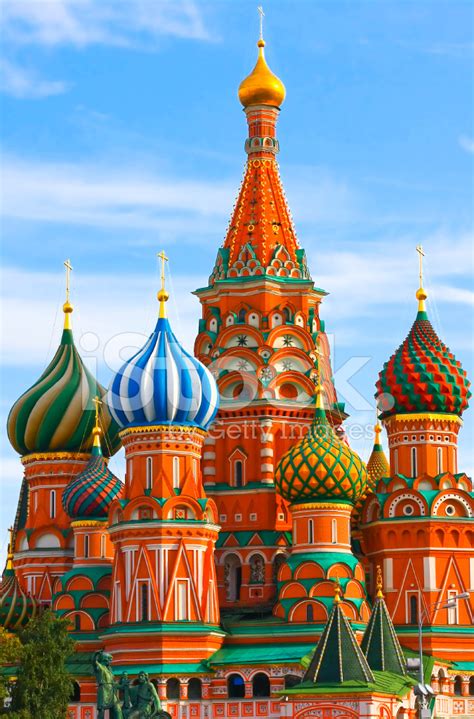 The Most Famous Place IN Moscow, Saint Basil's Cathedral, Russia stock ...