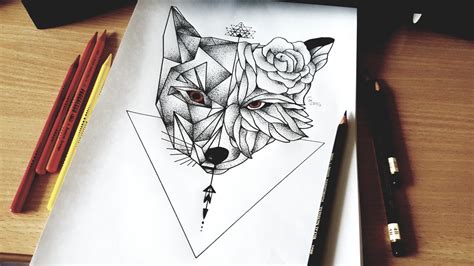 Geometric fox by Milan1920 on DeviantArt