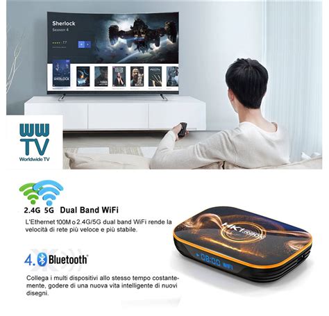 Android 10,0 TV BOX 4GB 64GB 4K iStar WWTV, Netflix, Youtube