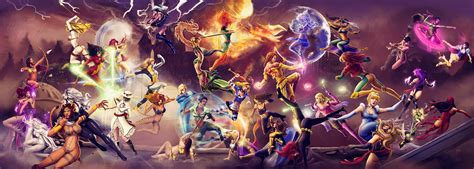 Disney vs Marvel - Princess Battle Royale by steevinlove on DeviantArt