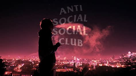 Anti Social Social Club Logo Wallpaper - CopEmLegit