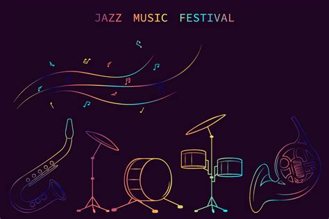 jazz festival poster 22593729 Vector Art at Vecteezy