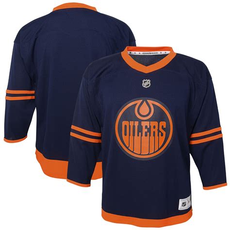 Toddler Edmonton Oilers Navy Alternate Replica - Jersey