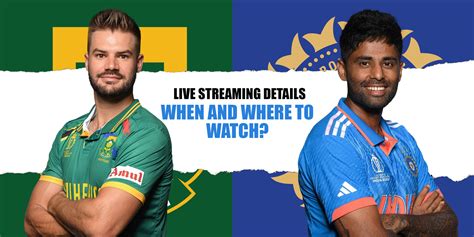 SA vs IND: Live streaming details, when and where to watch 1st T20I of ...