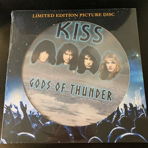 KISS, Gods Of Thunder, Limited Edition Picture Disc 180 GRAM Vinyl LP ...