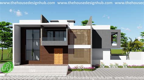 Elegant Contemporary House Elevation | The House Design Hub