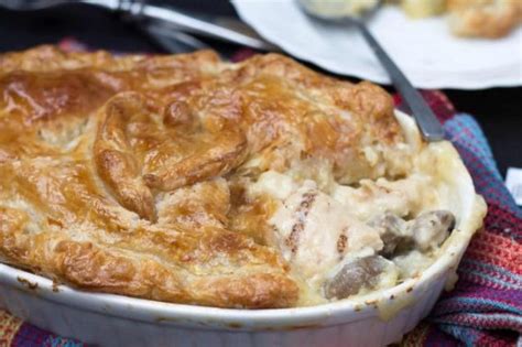 Cheesy Chicken & Mushroom Pie - Simple and delicious comfort food