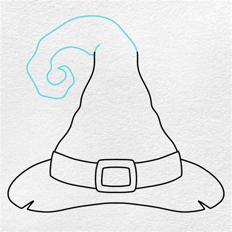 How to Draw a Witch Hat - HelloArtsy