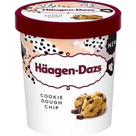 Haagen-dazs Cookie Dough Chip Ice Cream Tub 457ml | Woolworths