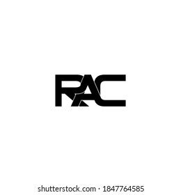 Rac Letter Original Monogram Logo Design Stock Vector (Royalty Free) 1847764585 | Shutterstock