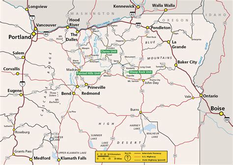 Maps - John Day Fossil Beds National Monument (U.S. National Park Service)