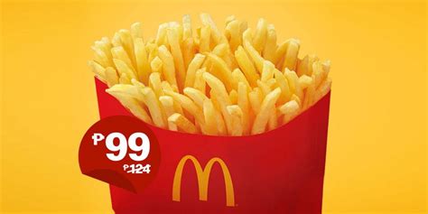 Get McDo's BFF fries for only P99 until August 31