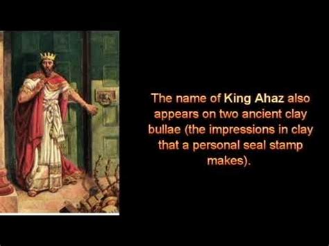 The historicity of King Ahaz of Judah - YouTube