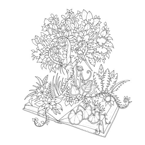 Free Enchanted Forest Coloring Pages at GetDrawings | Free download