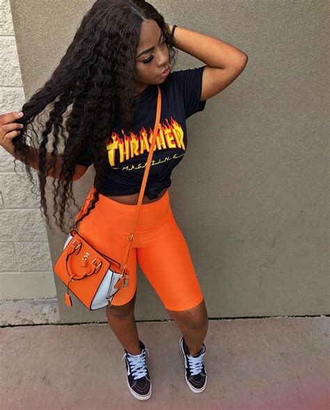 Most liked by Americans dope orange outfits, Hip hop fashion | Black Swag Clothing | Black Swag ...