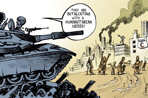 War In Gaza | Globecartoon - Political Cartoons - Patrick Chappatte