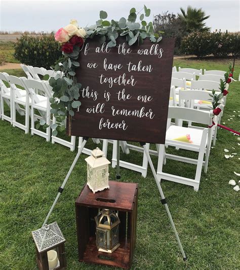 Of All The Walks We Have Taken Together Sign Wedding Ceremony | Etsy | Wedding ceremony signs ...