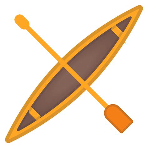 Canoe emoji clipart. Free download transparent .PNG | Creazilla