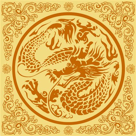 Traditional Chinese classical style loong (dragon) pattern vector material – China Illustrations ...