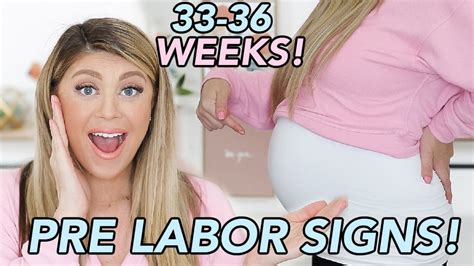 EARLY LABOR SIGNS! | 36 WEEKS PREGNANCY UPDATE! @THEMILLERS - YouTube