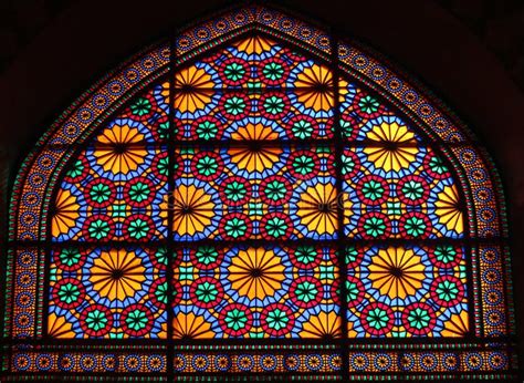 Nasir-ol-Molk Mosque, Stained Glass Windows, Shiraz, Iran Editorial Photo - Image of dome ...