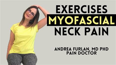 #012 Exercises for neck and shoulder pain caused by trigger points of ...