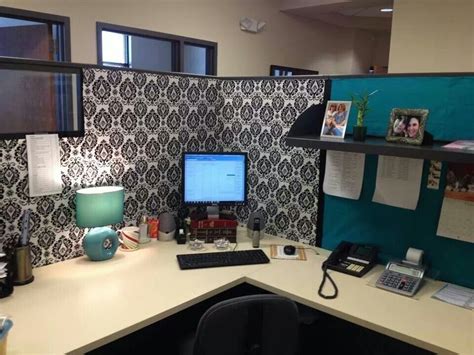 Cubicle Workspace Decorating Ideas 44 | Cubicle makeover, Work cubicle decor, Cubicle decor office