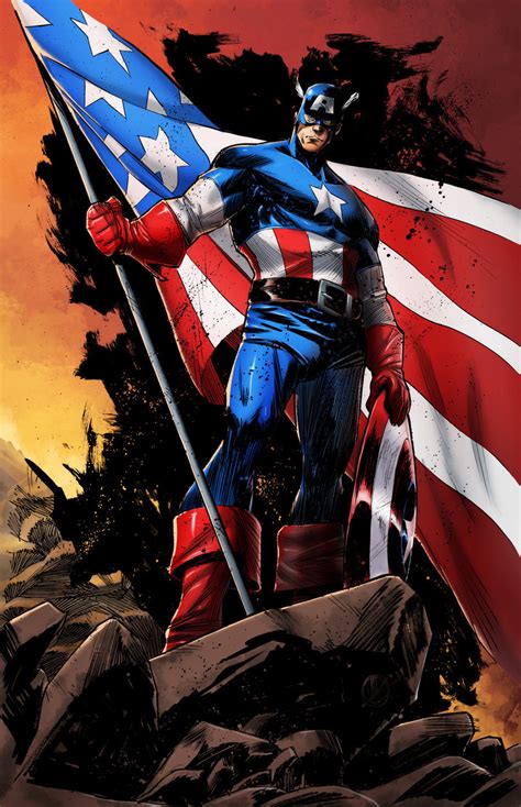 Geek Art Gallery: Fan Art Round-Up: Captain America