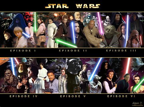 The Star wars saga: Characters - Star Wars Wallpaper (25176108) - Fanpop