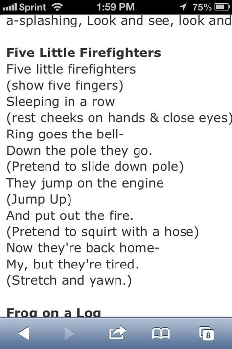 Firefighter song | Preschool songs, Fire fighters preschool, Community helpers preschool