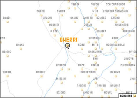 Owerri (Nigeria) map - nona.net