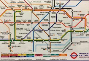 LONDON UNDERGROUND MAP - LONDON TUBE MAP 2023