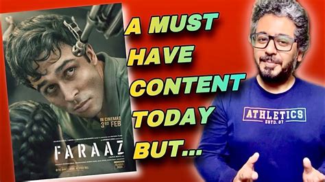 Faraaz Movie Review by Manav Narula | Zahan kapoor | MUCH NEED CONVERSATION BUT... - YouTube