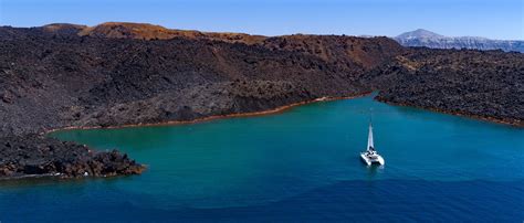 Luxury Day Cruise in Santorini | Volcano Yachting Santorini catamaran cruises